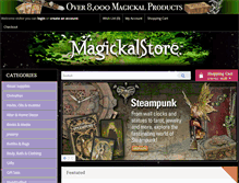 Tablet Screenshot of magickalstore.com